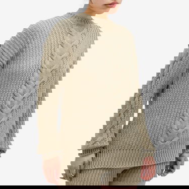 Пуловер Max Mara Acciaio Cable Knit Jumper Зелено | 2411361213600-005, 2
