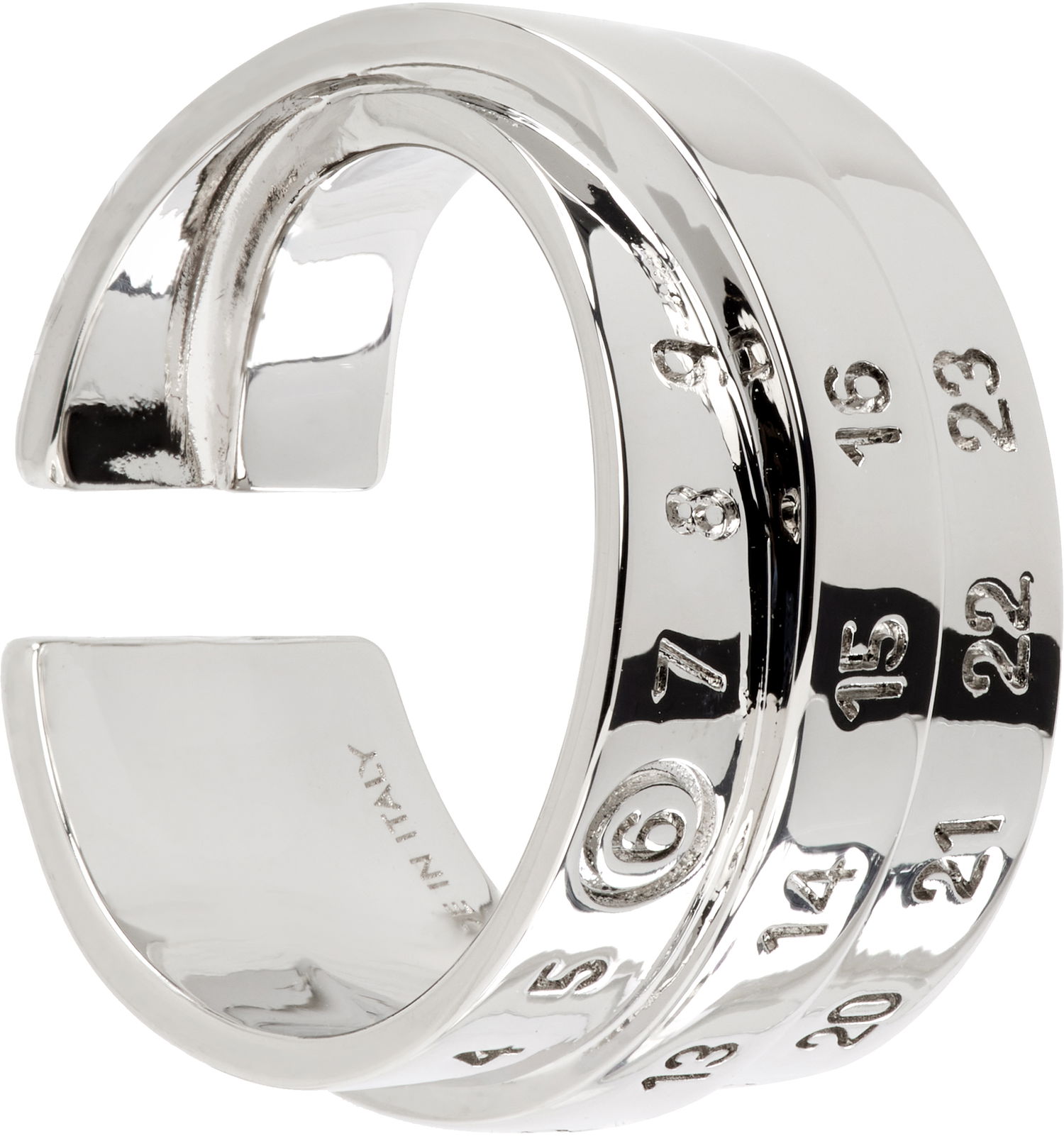 Обеци Maison Margiela MM6 Maison Margiela Silver Tone Logo Ear Cuff Металик | SM6VG0098 P6627, 1