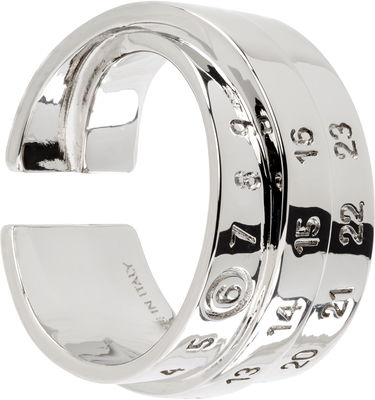 Обеци Maison Margiela MM6 Maison Margiela Silver Tone Logo Ear Cuff Металик | SM6VG0098 P6627, 1
