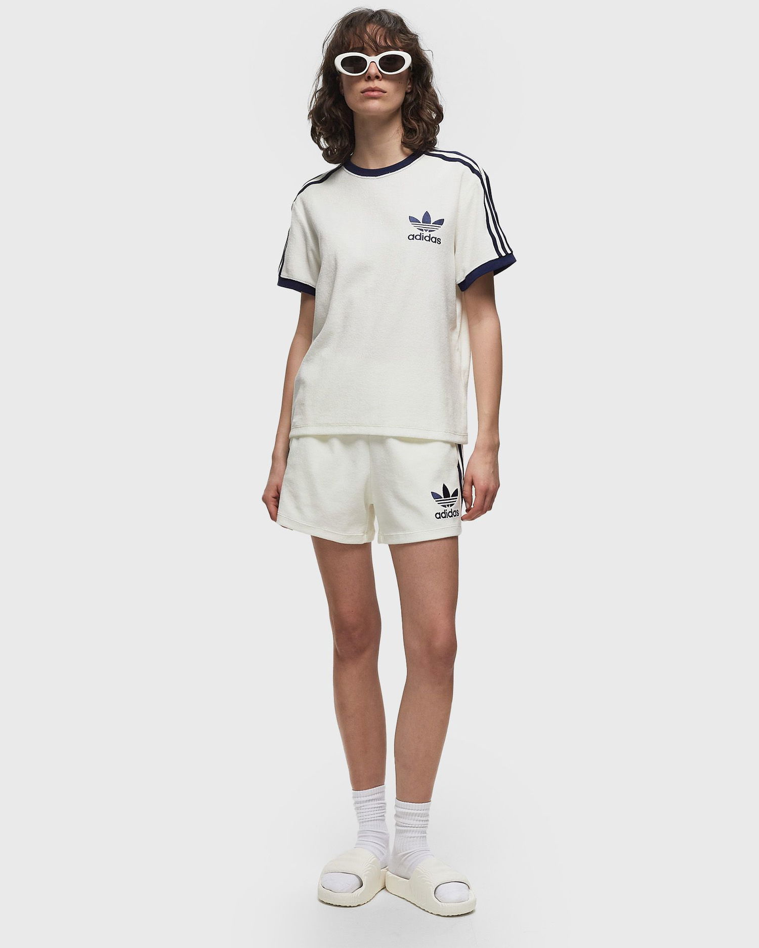 Тениска adidas Originals TERRY 3S TEE Бяло | IT9842, 1
