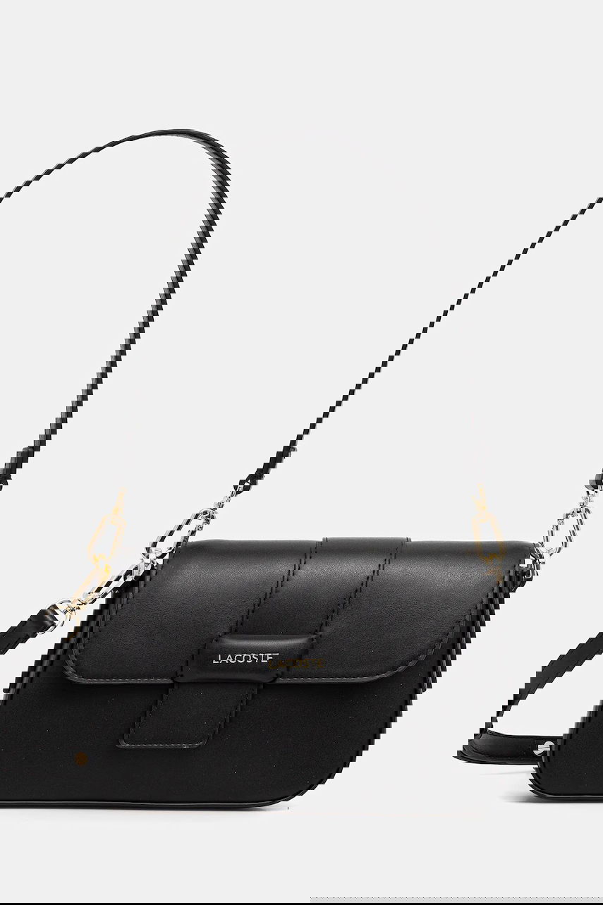 Чанта през рамо Lacoste Structured Flap Shoulder Bag Черно | NF5152AU, 0