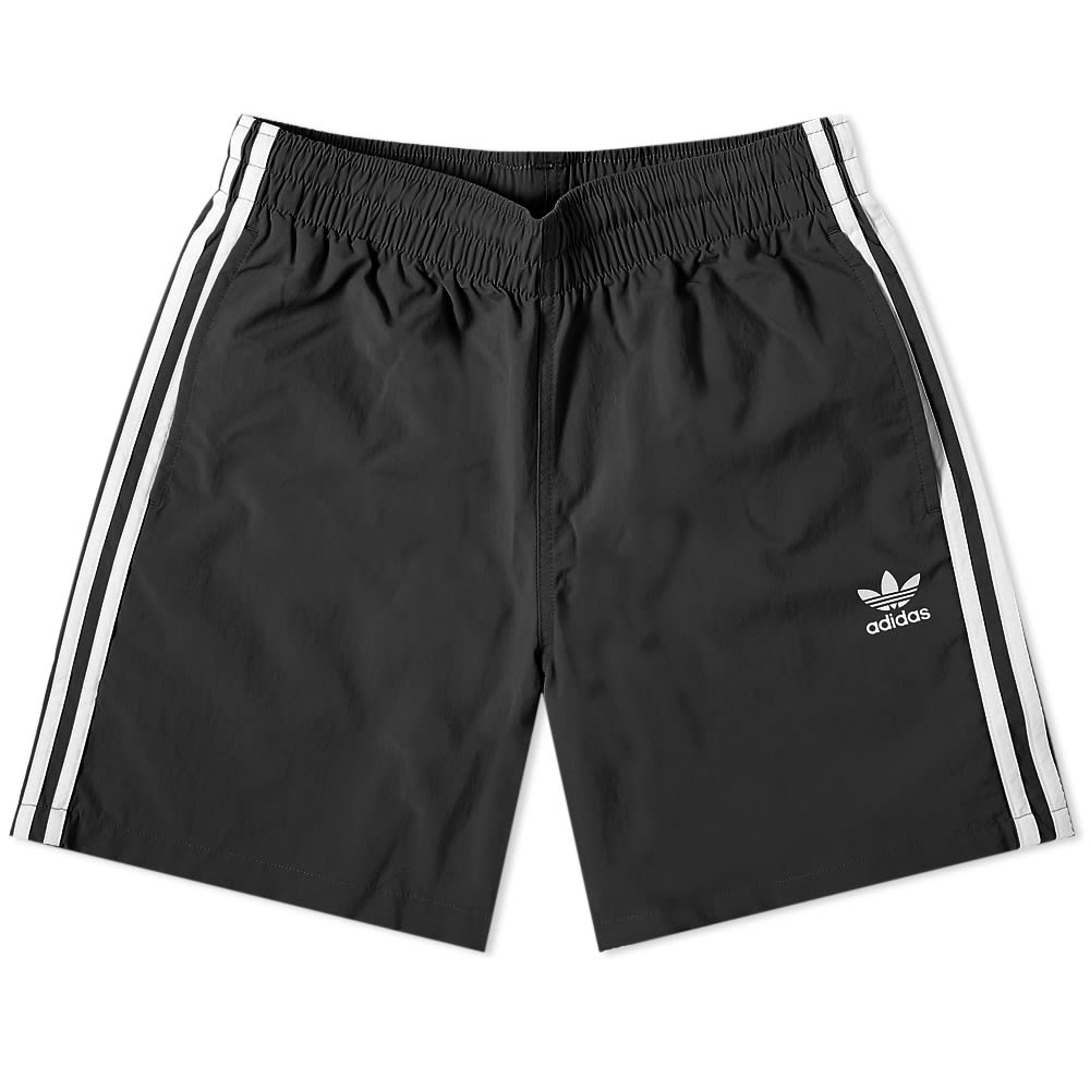 Бански adidas Originals 3 Stripe Swim Shorts Черно | GN3523, 0