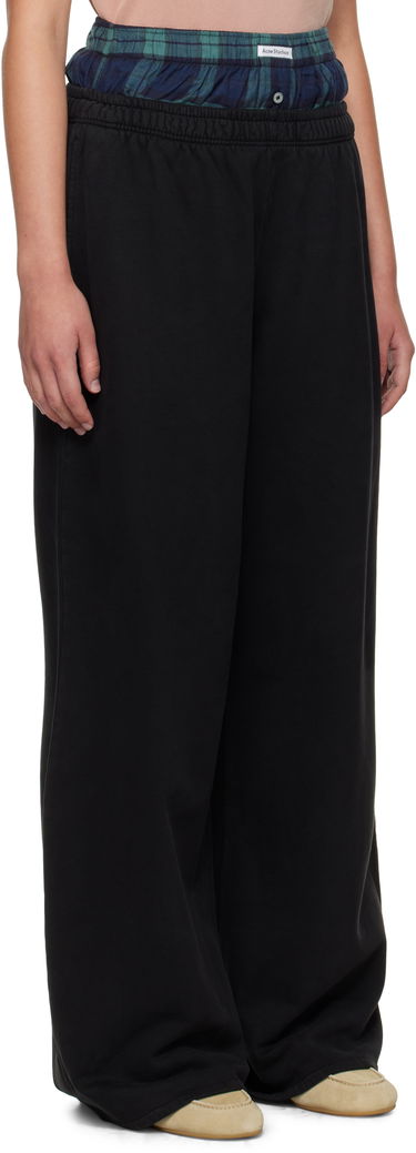 Спортни панталони Acne Studios Acne Studios Layered Sweatpants Черно | AK0914-, 1