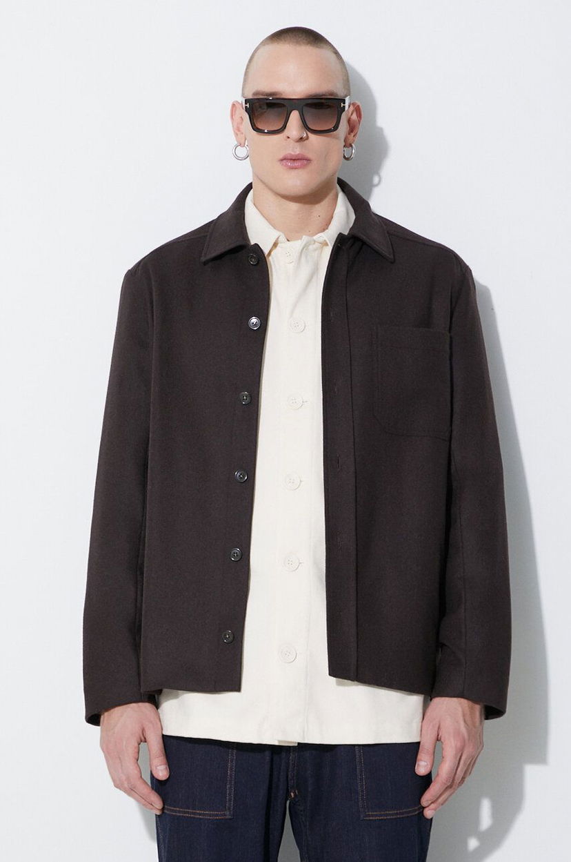 Яке A.P.C. Wool Jacket Кафяво | WOAPN.H02871