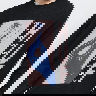 Тениска HUF Pleasures x Light Up Jacquard LS Черно | 078724, 2