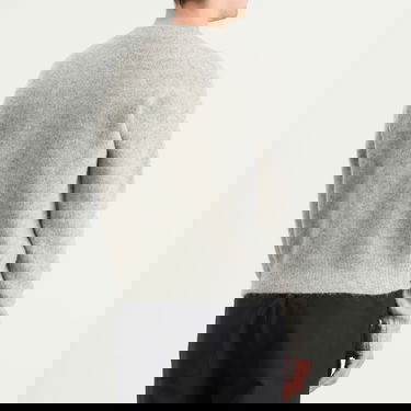 Пуловер AMI Men's Wool And Alpaca Knit Crew Neck Jumper, Size Large Сиво | H25HKS824-KN0021-050H25, 3