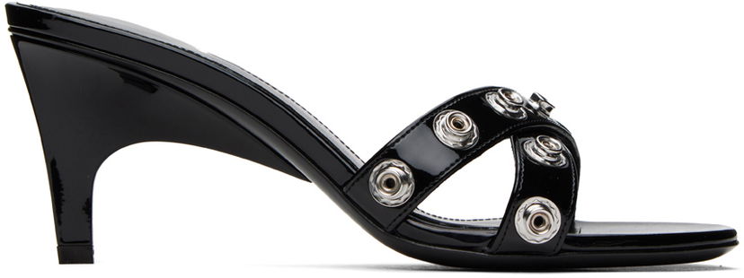 Аксесоари The Attico Attico Cosmo Heeled Sandals Черно | 241WS777 E056S