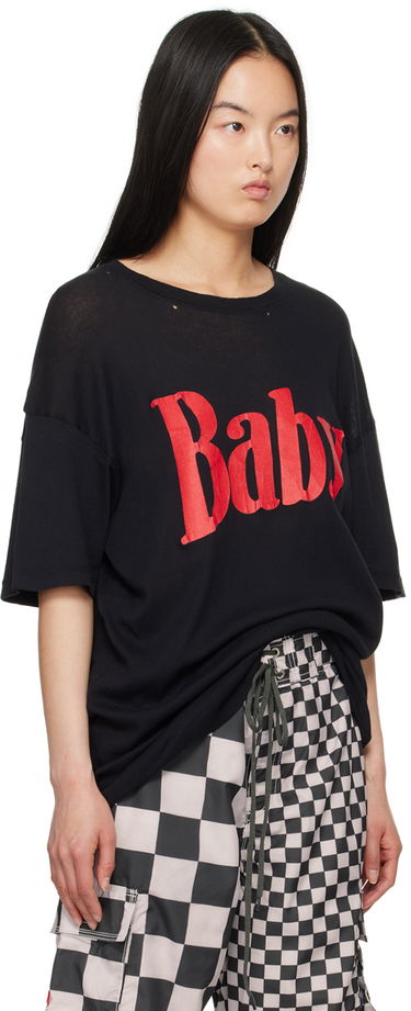 Тениска ERL ERL 'Baby' Print T-Shirt Черно | ERL08T016, 4