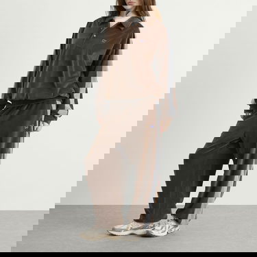 Спортни панталони Needles Side Line Velour Sweat Pant Кафяво | RW339-A, 4