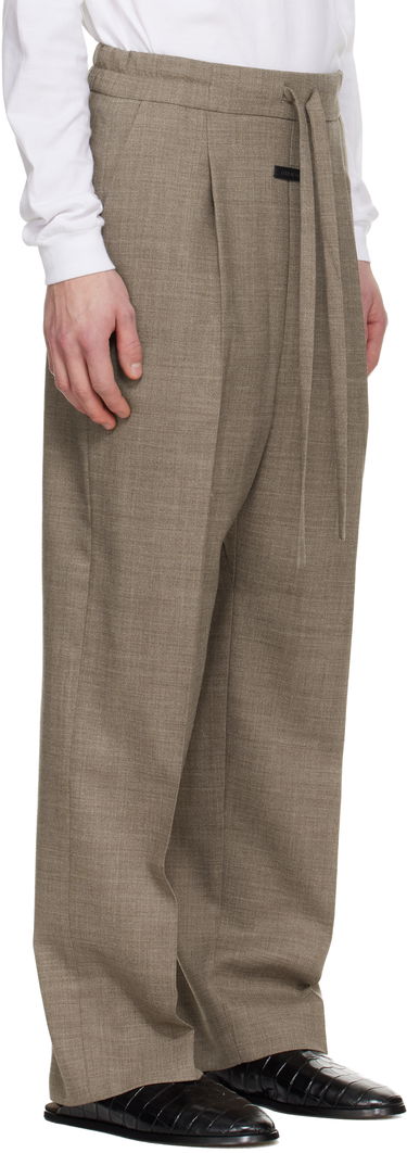 Панталони Fear of God Virgin Wool Drawstring Straight Trousers Кафяво | FG25FW65-650TRW-288, 1