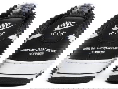 Кецове и обувки Nike Supreme x Comme des Garçons SHIRT x Air Force 1 Low Черно | AR7623-001, 3