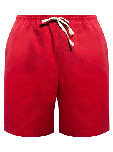 Къси панталони Gucci Ciel de Nuit Animal Taped Cotton Shorts Червено | 659825 ZAGP4 6529