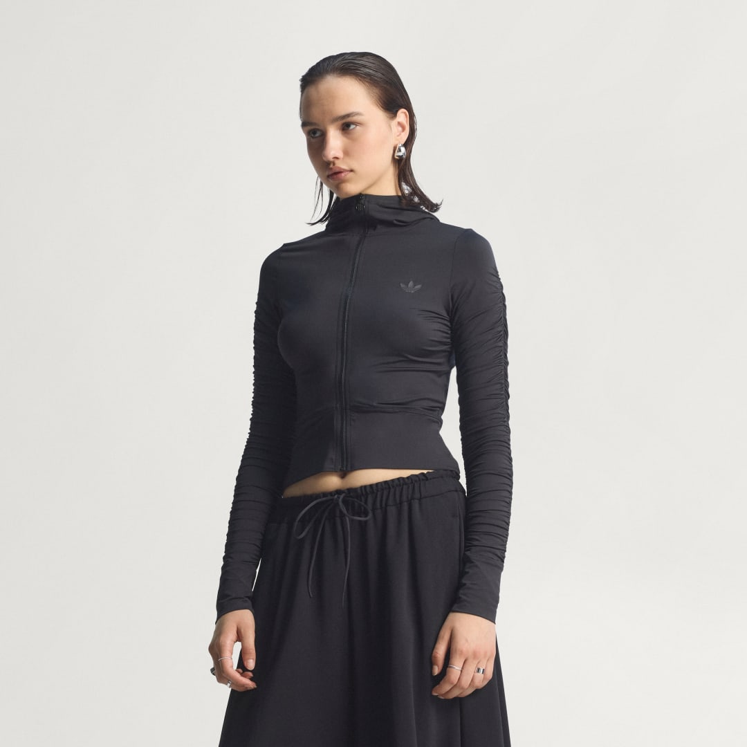 Яке adidas Performance Ruched Track Top Черно | JW2807, 0