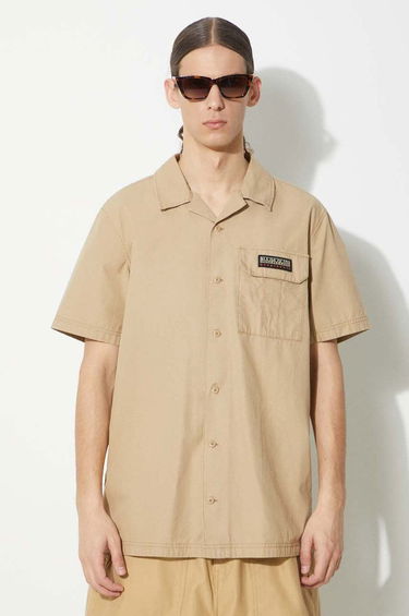 Риза Napapijri Relaxed Shirt Бежово | NP0A4HQ4N1E1, 0