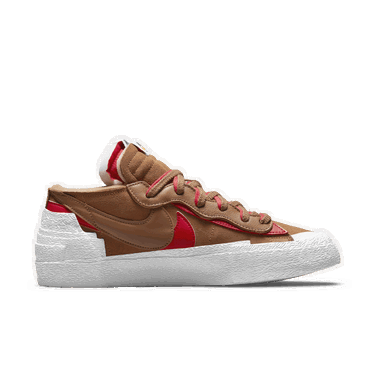 Кецове и обувки Nike Sacai x Blazer Low "British Tan" Кафяво | DD1877-200, 2