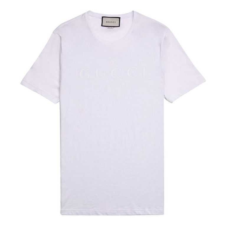 Тениска Gucci Classic Logo T-Shirt Бяло | 441685-X3A80-9000