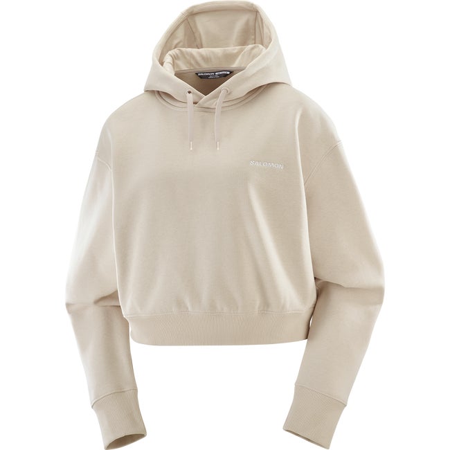 Суитчър Salomon Cropped Hoodie Бежово | LC2522900, 1