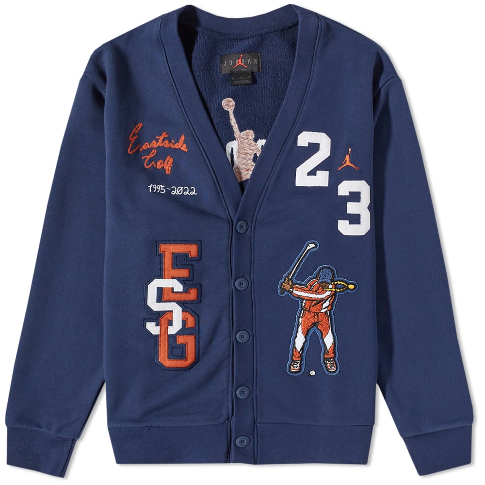 Пуловер Jordan x Eastside Golf Cardigan Тъмно синьо | DV5430-410, 0