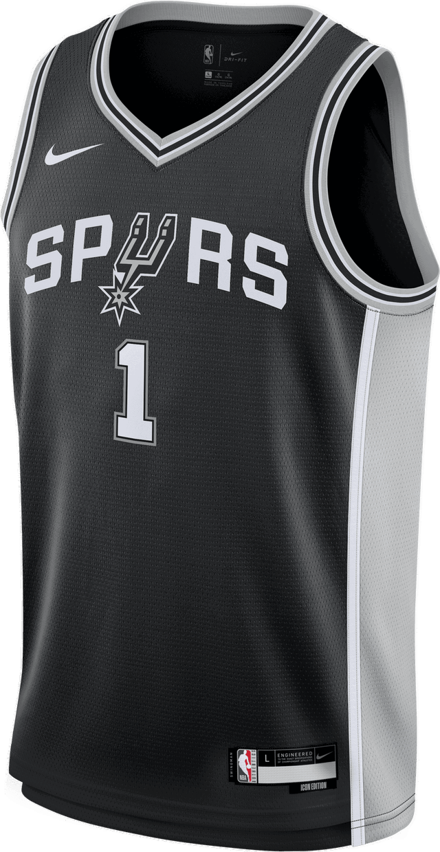 San Antonio Spurs NBA Wembanyam Victor Icon Edition Jersey