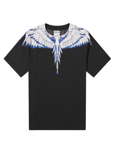 Тениска Marcelo Burlon Icons Wings Tee Черно | CMAA018C99JER0011001
