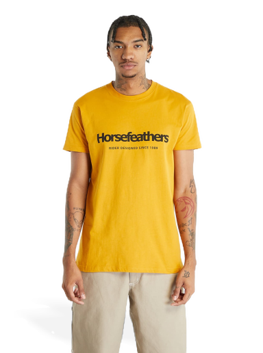 Тениска Horsefeathers Quarter T-Shirt Жълто | SM1178Q