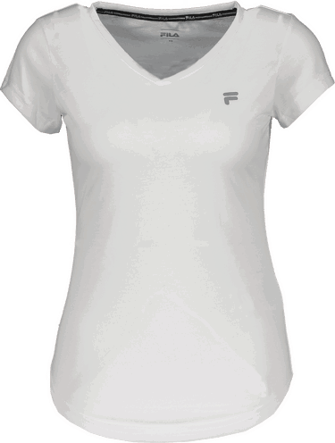 Тениска FILA V-neck Running T-shirt Rostow Бяло | faw0057-10002, 0
