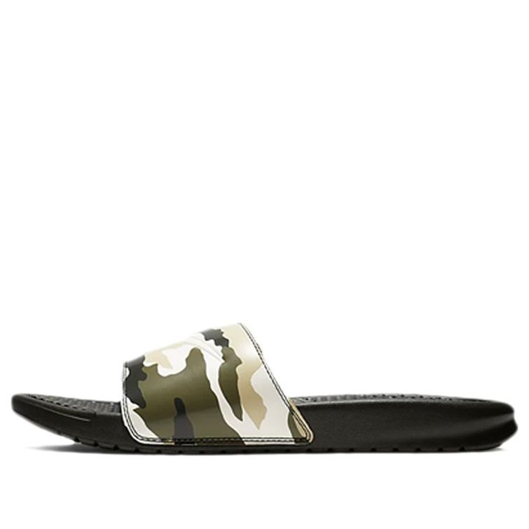 Кецове и обувки Nike Benassi Jdi Print 'Sequoia' Slides Зелено | 631261-301, 0