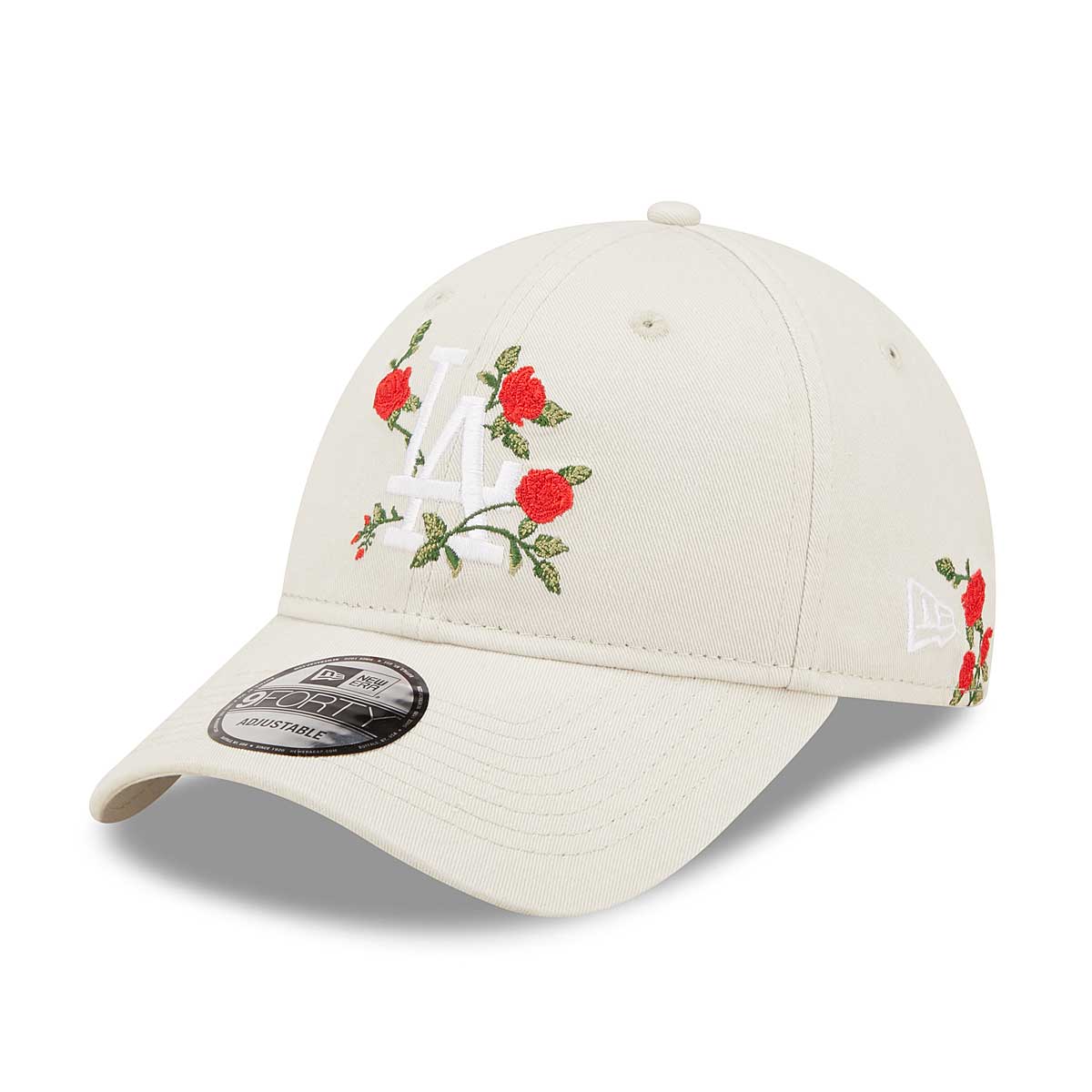 Шапка с козирка New Era Los Angeles Dodgers 9FORTY Flower Adjustable Cap Бежово | 60298812, 0