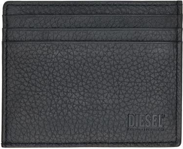 Портфейл Diesel Diesel Grained Leather Card Holder Черно | X09018 P0685, 1