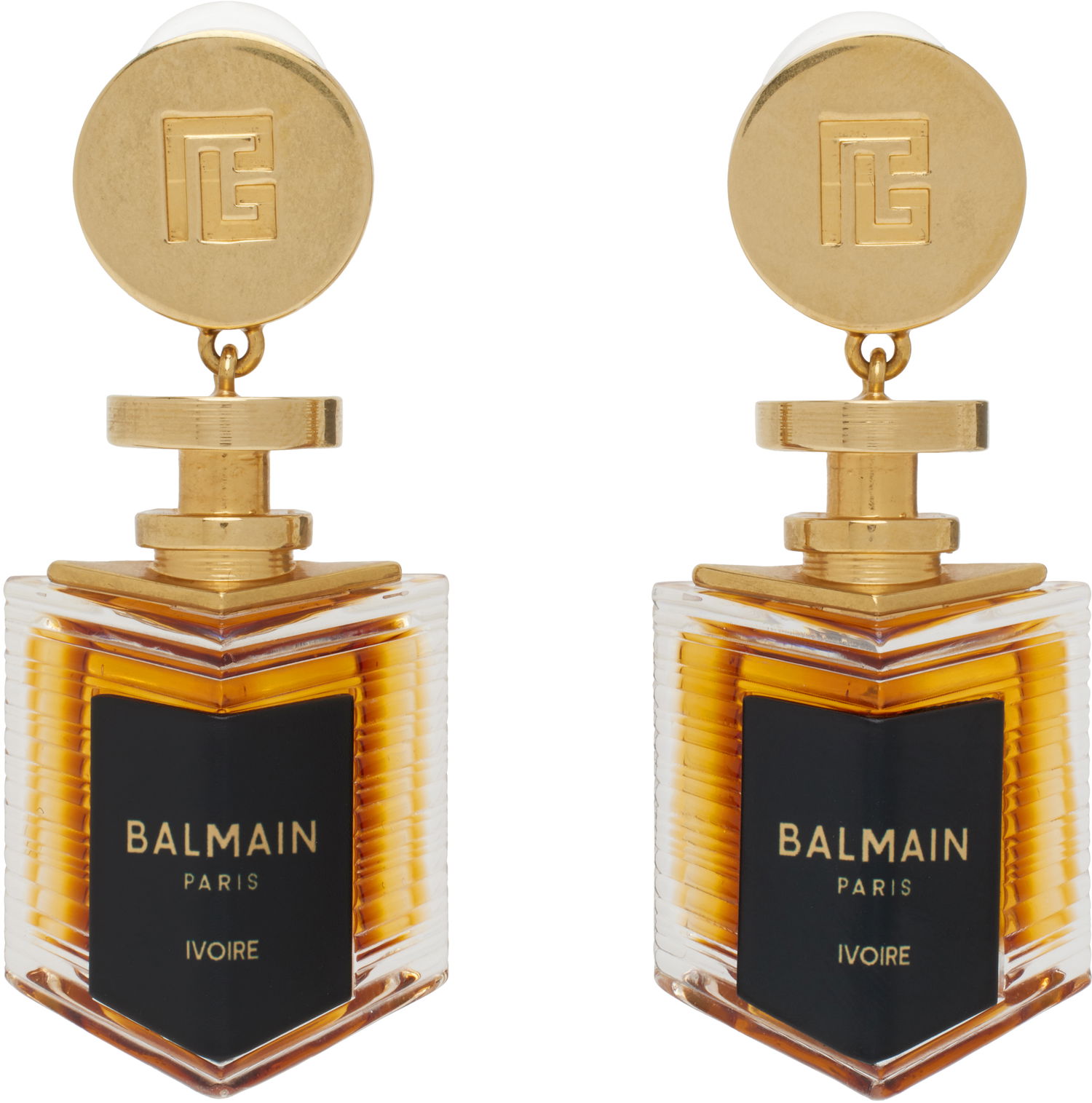 Обеци Balmain Balmain Perfume Clip-on Earrings Металик | EN0XI492KBXI, 0