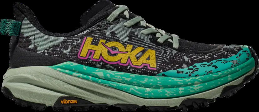 Кецове и обувки Hoka One One Speedgoat 6 Зелено | 1147811-blvr