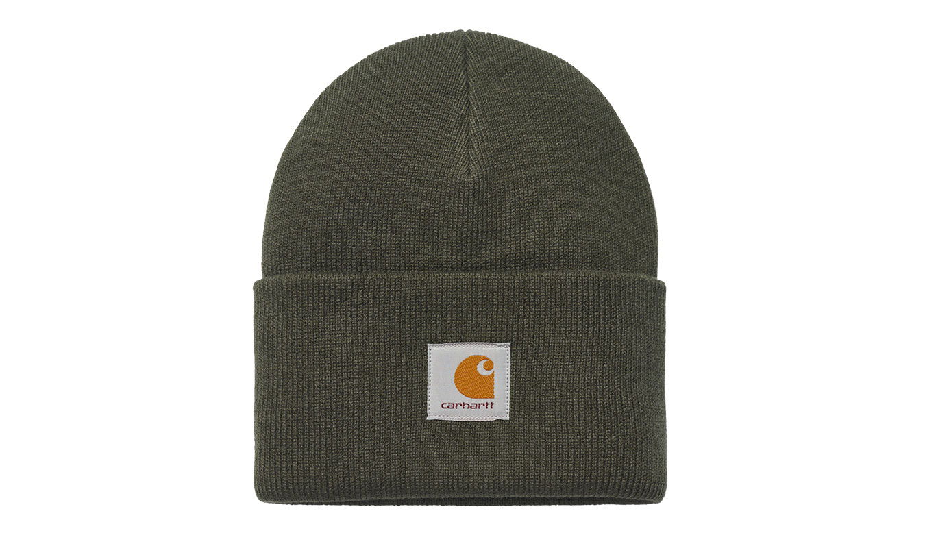 Шапка с козирка Carhartt WIP Acrylic Watch Hat Зелено | I020222_63_XX, 0