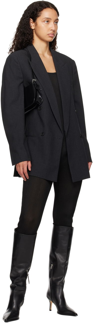 Облекло Aeyde Aeyde Tula Leather Tall Boots Черно | A11-KB-TULP75ST95-FW24-800-001, 4