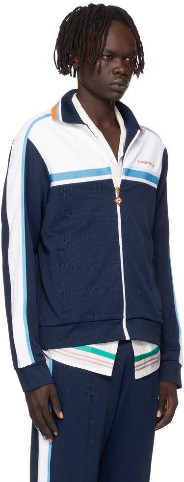 Яке Casablanca Casablanca Pique Track Jacket Тъмно синьо | MPF25-JTP-391-01, 1