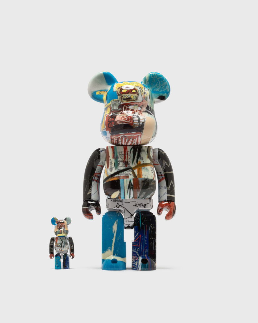 Колекционерско Medicom Toy MEDICOM BEARBRICK 100% 400% JEAN-MICHEL BASQUIAT BWWT Многоцветен | MED2337