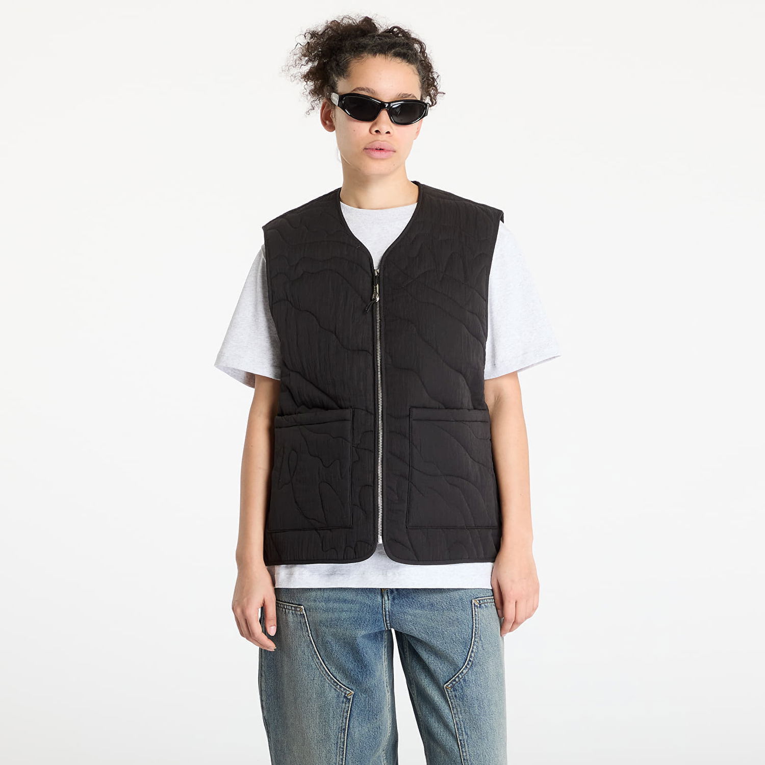 Жилетка Footshop Silver Lining Quilted Vest Черно | FTSHP_467, 1