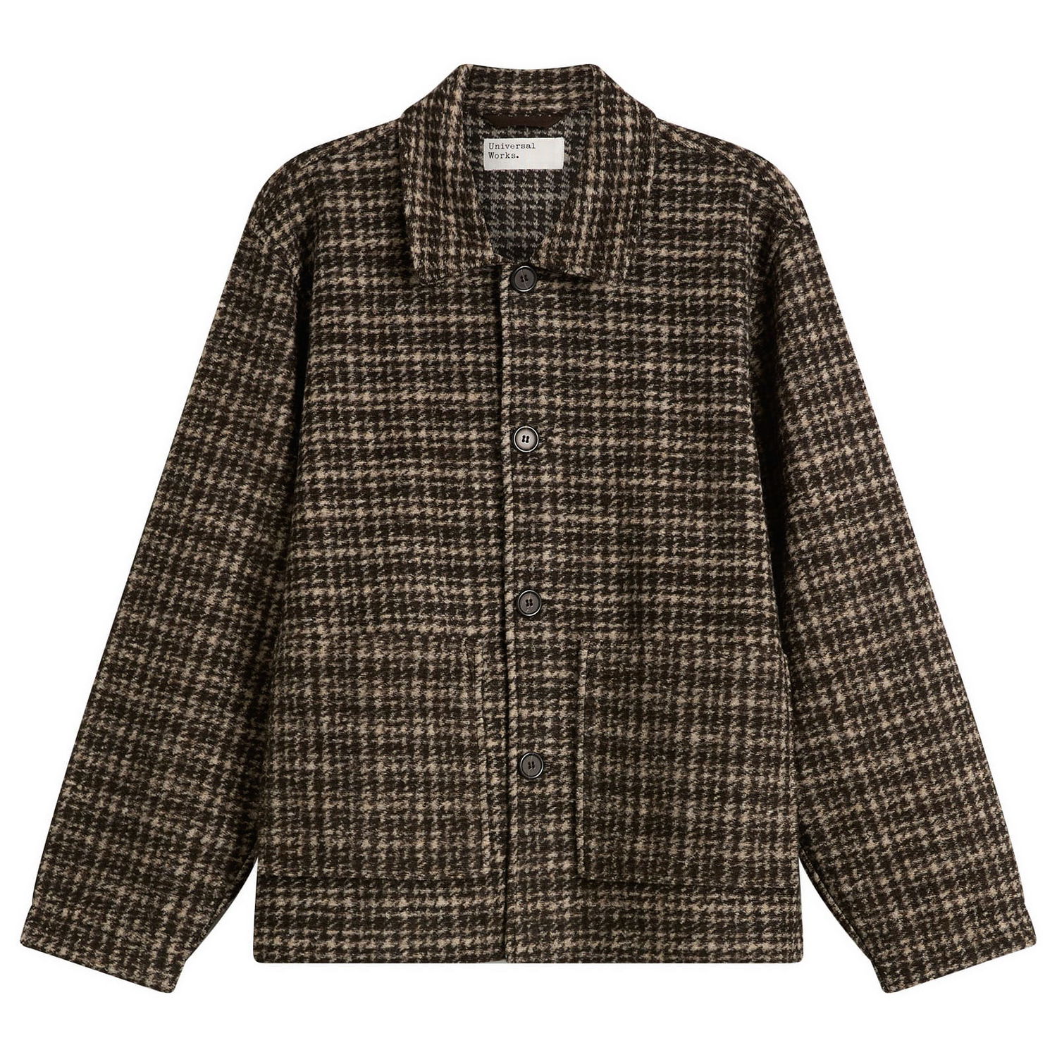 Яке Universal Works Jacquard Knit Rams Plaid Jacket Многоцветен | P33099-BRN, 1