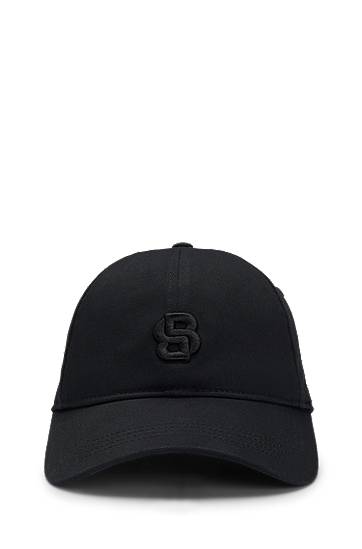 Шапка с козирка BOSS Cap with Embroidered Monogram Черно | 50533348, 0
