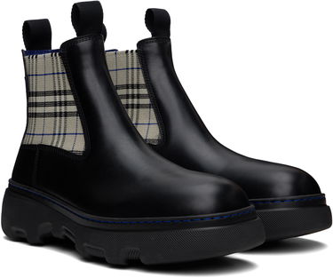 Кецове и обувки Burberry Burberry Creeper Low Chelsea Boots Черно | 8102718, 3