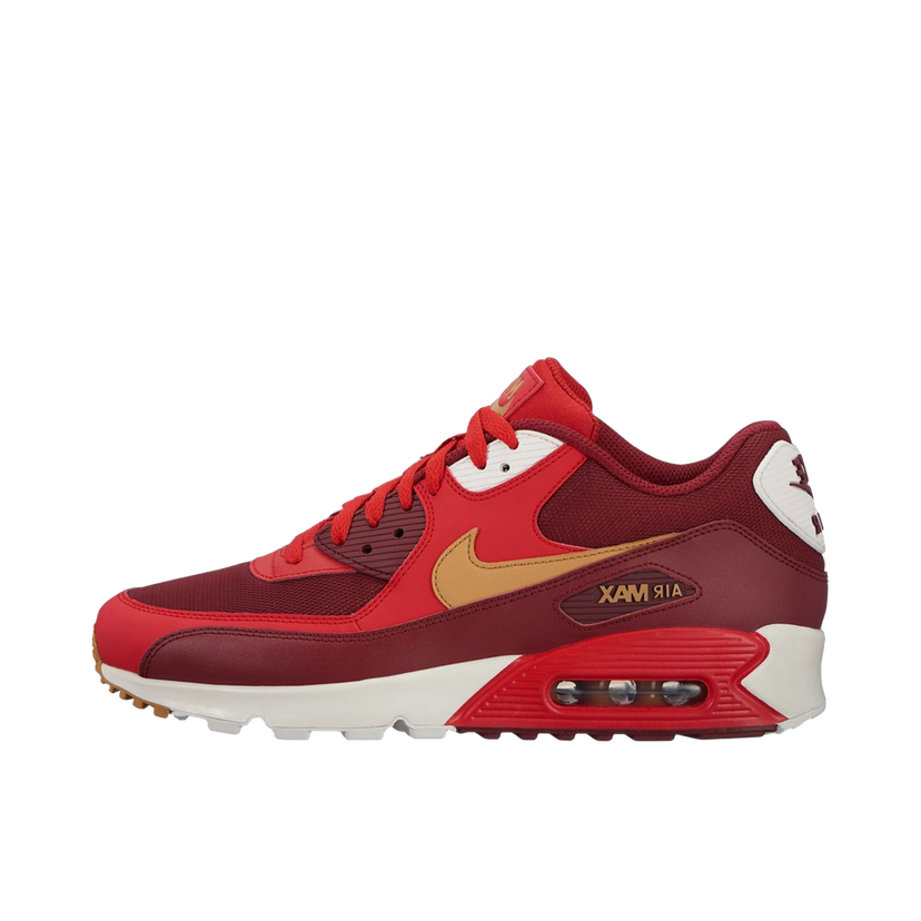 Кецове и обувки Nike Air Max 90 Game Red Elemental Gold Червено | 537384-607