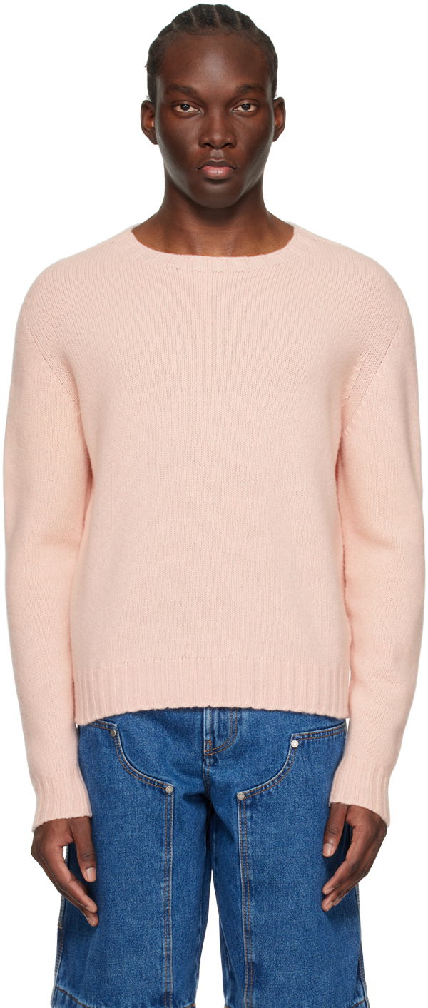 Пуловер Palm Angels Embroidered Sweater Розово | PMHE027C99KNI0013001, 0