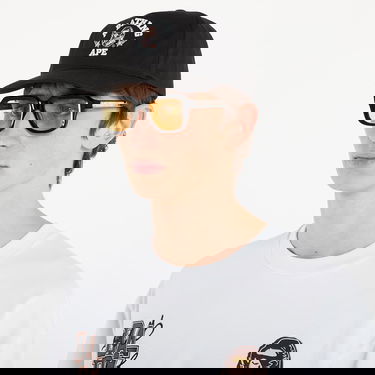 Шапка с козирка BAPE BAPE® x FOOTSHOP - Scribble Ape Cap Black Черно | 001CPL721311MBLK, 1