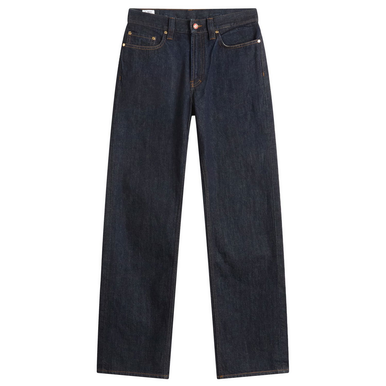 Дънки Casablanca Casablanca Selvedge Embroidered Laurel Jeans 30" Синьо | MPF25-TR-330-01, 1