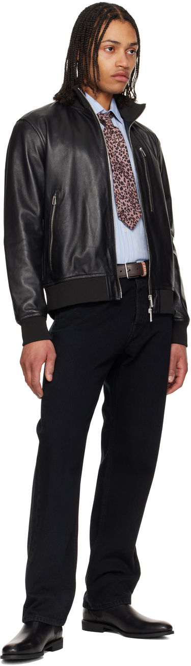 Колани Paul Smith Paul Smith Signature Stripe Keeper Leather Belt Черно | M1A-4950-BMULKE-66, 2