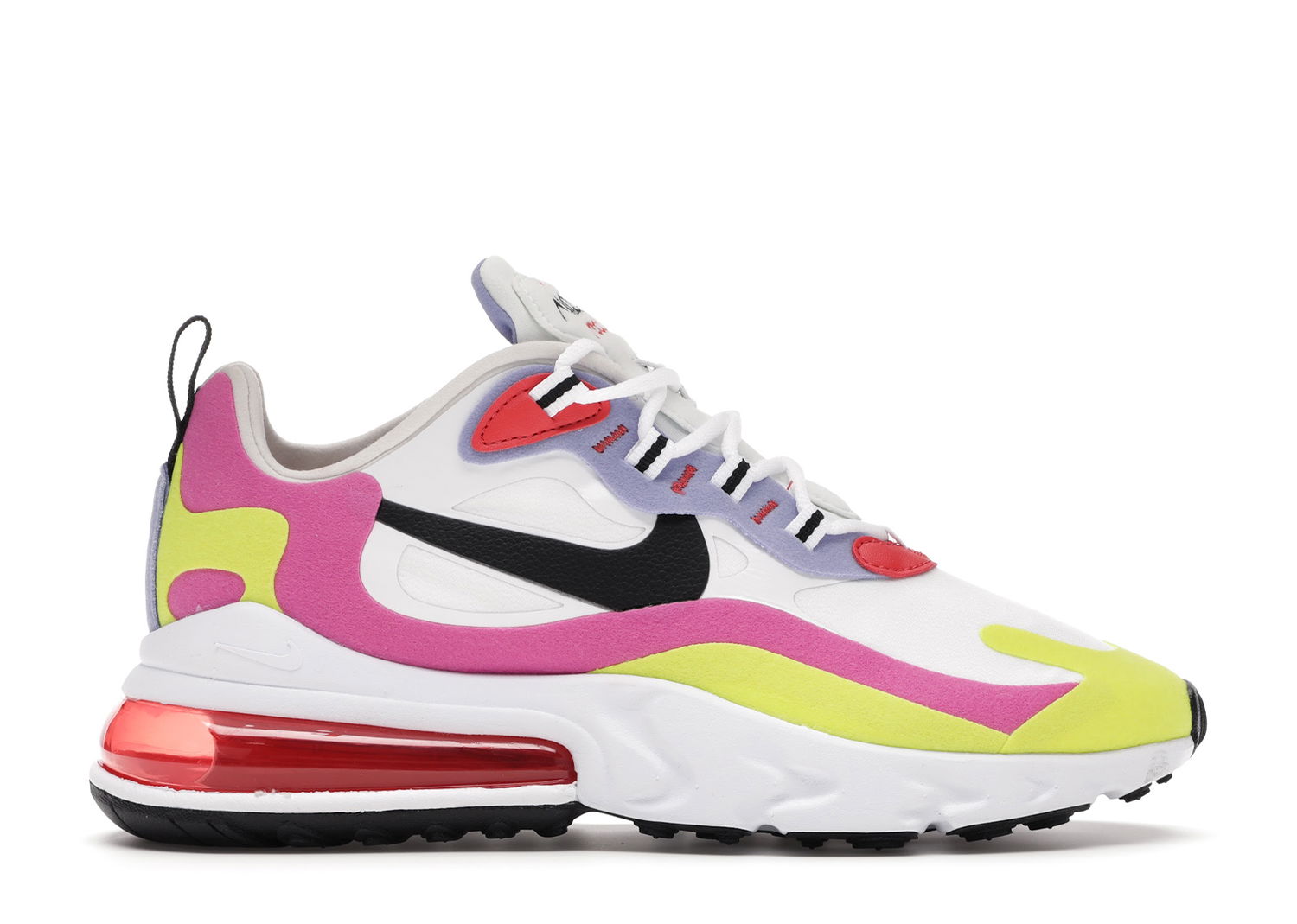 Кецове и обувки Nike Air Max 270 React White Pink Yellow W Розово | CZ9351-100, 0