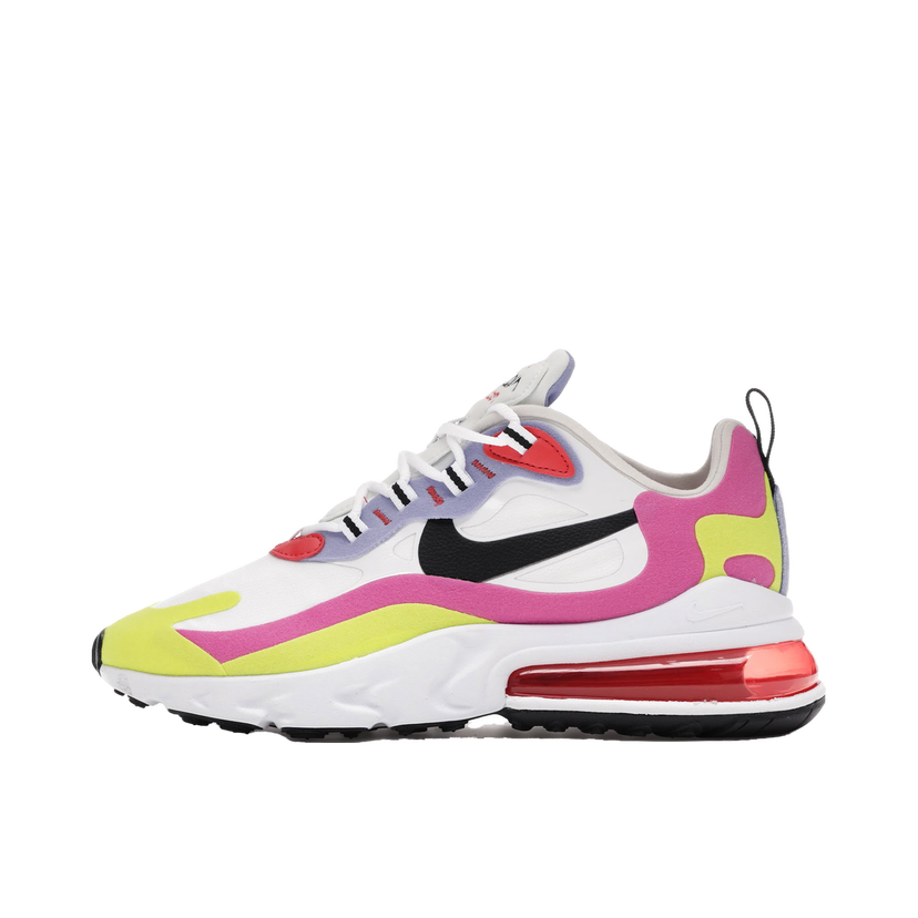 Кецове и обувки Nike Air Max 270 React White Pink Yellow W Розово | CZ9351-100