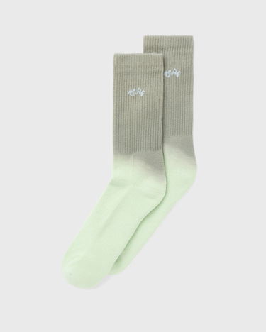 Чорапи ØLÅF Gradient Signature Socks Зелено | A210807-LIGHTSAGE, 2