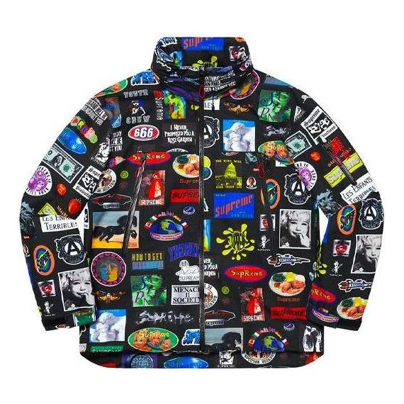 Пухо яке Supreme Stickers Shell Jacket Многоцветен | SUP-SS21-421