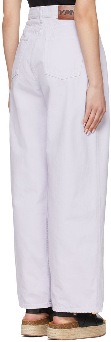 Дънки YMC YMC Papa Wide Leg Jeans Лилаво | Q4SAO, 2