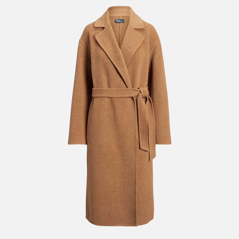 Палта Polo by Ralph Lauren Polo Ralph Lauren Jacky Wool-Blend Wrap Coat Бежово | 211910359002